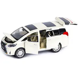 Колекційна металева модель автомобіля АвтоЕксперт Lexus LM300h з інерцією, світлом та звуком 1:24 - мініатюра 3