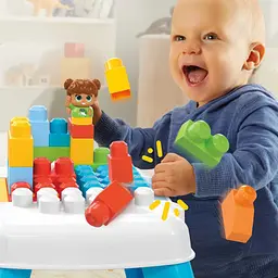 Розвиваючий конструктор-столик Mega Bloks, 25 деталей (HHM99) - мініатюра 5