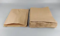 Паперовий пакет-саше для випічки, хліба, круасанів, сендвічів коричневий 25x8x30 см 100 шт. - мініатюра 5