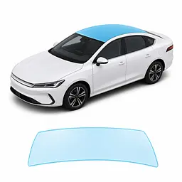 Антигравійна захисна бронеплівка за лекалами для BYD Qin Plus I facelift 2024- зона даху