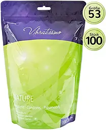 Презервативи Amor Vibratissimo Nature, 100 шт Amor 11-60400 103362 - мініатюра 1