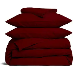 Комплект постільної білизни Cosas Ruby bordo Сімейний бордо (Ranfors_Bordo_Bordo_160x2)