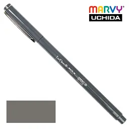 Ручка для паперу Marvy Темно-сіра капілярна 0.3 мм 4300-S Le Pen   - мініатюра 2