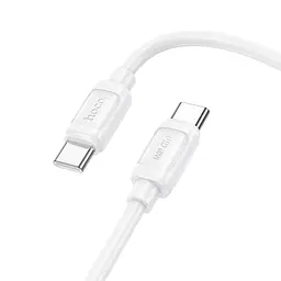 Кабель Hoco X115 Surpass 60W charging data cable Type-C to Type-C White