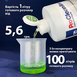 Концентрований мийний засіб для скла і дзеркал (5 кг) CL201007 - мініатюра 7