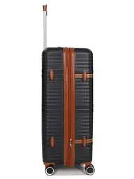 Валіза велика L ABS-пластик Worldline Airtex 629 76×52×30см 110л Чорний - мініатюра 8