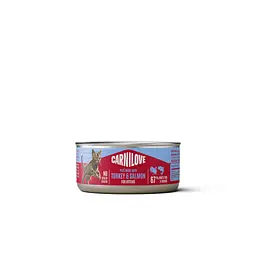 Вологий корм для кошенят Carnilove Turkey & Salmon паштет індичка і лосось банка 100 г