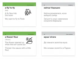 Англійська. Омоніми (105 карток) - - мініатюра 2