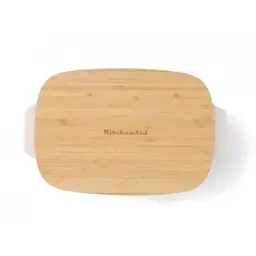 Форма для випікання KitchenAid з кришкою керамогранітна 3,8 л Кремова (CC006109-001) - мініатюра 3