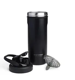 Шейкер спортивний SmartShake металевий Insulated Steel 750 мл Black (11152001) - мініатюра 4