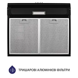 Витяжка плоска Minola HPL 615 BL - мініатюра 7