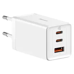 МЗП GaN5 Pro PD65W+QC3.0 (1USB-A/2C) (CCGP12020) White Baseus teh0029596 - мініатюра 5