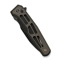 Ніж складаний туристичний Weknife Dressytak (8.6 см) Bohler M390 / Titanium бронзовий - мініатюра 4