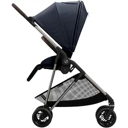 Коляска Cybex Melio Ocean Blue з бампером темно-синя (522002651) - мініатюра 3