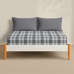 Набір простирадло на резинц фланель 80х160 BASALT TARTAN COSAS (4822052502785) - мініатюра 6