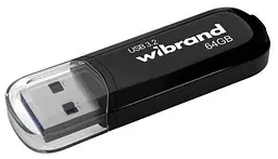 Флеш накопичувач USB 64Gb Wibrand Marten, чорний, USB 3.2 Gen 1 (WI3.2/MA64P10B)