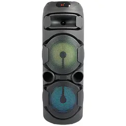Портативна Bluetooth-колонка ZQS2801 з мікрофоном, пультом і RGB-підсвіткою 60 Вт 2х8"