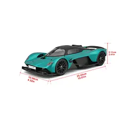 Ігрова автомодель Maisto Aston Martin Valkyrie 1:18 (31465 Green) - мініатюра 13
