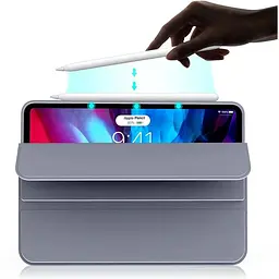 Чохол-книжка BeCover Tri Fold Soft TPU Silicone для Apple iPad Air 13" M2/M3 2024/2025 Purple (711743) - мініатюра 2