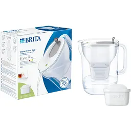 Фільтр-глечик Brita Style XL LED MXPro сірий 3.6 л (1052803)