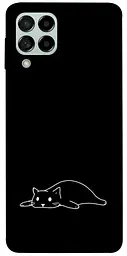 TPU чохол Demsky Lazy cat для Samsung Galaxy M53 5G