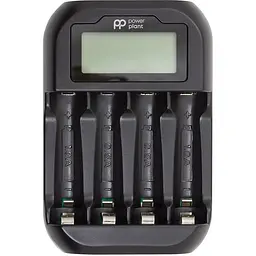Зарядний пристрій для акумуляторів PowerPlant PP-UN4 (AA, AAA / input microUSB DC 5V/2A) (PP-UN4)