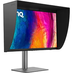 TFT 27" BenQ PD2770U, IPS, 4K UHD, HDMI, DP, USB-C, USB-hub, HAS, колонки, темно-сірий - мініатюра 2