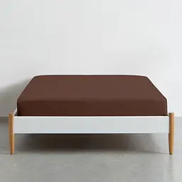 Простирадло на резинці Cosas в дитяче ліжечко COCOA BROWN 70х140х12 см (Ranfors82_CocoaBrown_70x140x12) - мініатюра 2