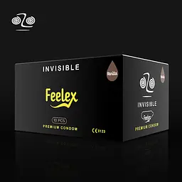 Презервативи ультратонкі Feelex Invisible 0.01 мм натуральний латекс 10 шт - мініатюра 3