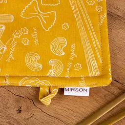 Прихватка MirSon №201 Yellow paste, 17х17 см, жовта (2200006753810) - мініатюра 2