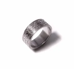 Кільце-вишиванка з білого золота К-0507 18.5