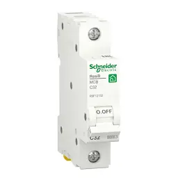 Автоматичний вимикач 1-полюсний Schneider Electric RESI9 1P 32A крива "C" 6 kA (R9F12132)