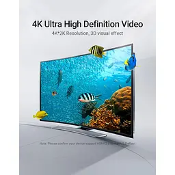 Кабель Vention HDMI-HDMI V 2.0 1.5 м (AAQBG) - мініатюра 7