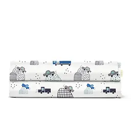 Дитяче простирадло Cosas Travel Car CS1 110х160 біле (CarsMountain_110x160)
