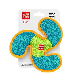 Іграшка для собак Waudog Fun Пропелер Ш 21 см Д 21 см блакитна