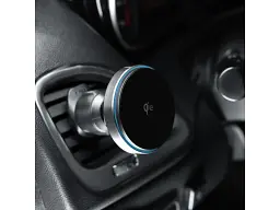 Автомобільний тримач для смартфона Proove Titanium Circle Qi2 15W Gray (WHTC15010003) - мініатюра 4