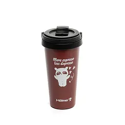 Термокухоль Holmer TC-0500-DR Coffee Time 500 мл червоний (TC-0500-DR Coffee Time) - мініатюра 2