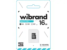 Карта пам'яті Wibrand microSD UHS-I Class 10 16 GB (WICDHU1/16GB) - мініатюра 2