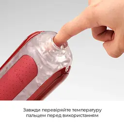 Набір мастурбатора з нагрівачем Tenga Flip Zero Red + Flip Warmer - мініатюра 7