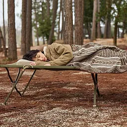 Складне туристичне ліжко Naturehike CNH22JU033 сталь (Зелений) - мініатюра 4
