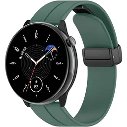 Ремінець DK CDK для Garmin Venu 2 Plus 20mm Silicone Sport Magnetic (016443) (dark green) - мініатюра 2