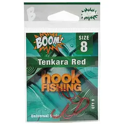 Гачок для мирної риби BOOM Tenkara Red №8 (9 шт/уп) (RED)