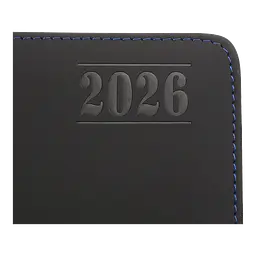 Щоденник датований Buromax Triumph 2026 A5 штучна шкіра/поролон синій (BM.21104-02) - мініатюра 5