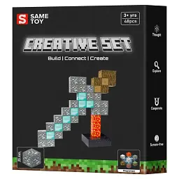 Магнітний конструктор Same Toy Creative Set Sword 48 ел. (MCRAFT-1197-SM)