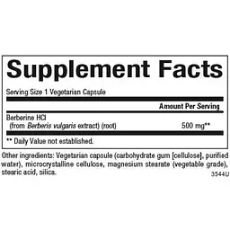 Берберин Natural Factors WellBetX Berberine 500 мг 60 веганських капсул - мініатюра 2