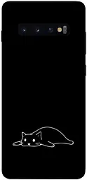 TPU чехол Demsky Lazy cat для Samsung Galaxy S10+