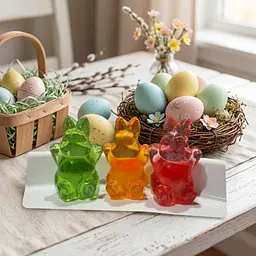Желейні цукерки Amos 4D Gummy Easter Bunnies 65г - мініатюра 3