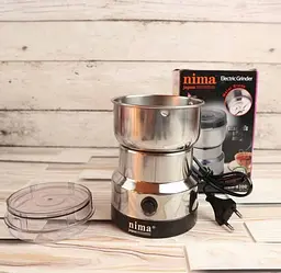 Електрокавомолка Nima NМ-8300 для спецій та кави універсальний млин для кухні кавомолка з регулюванням помелу 150 Вт - мініатюра 10