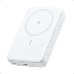 Магнітний Magsafe павербанк Anker A1684 10000 mAh з бездротовою зарядкою для iPhone УМБ білий