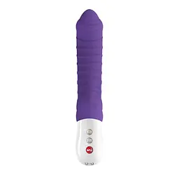 Вібратор для точки G Fun Factory TIGER violet, ребристий, підходить для анальної стимуляції - мініатюра 2
